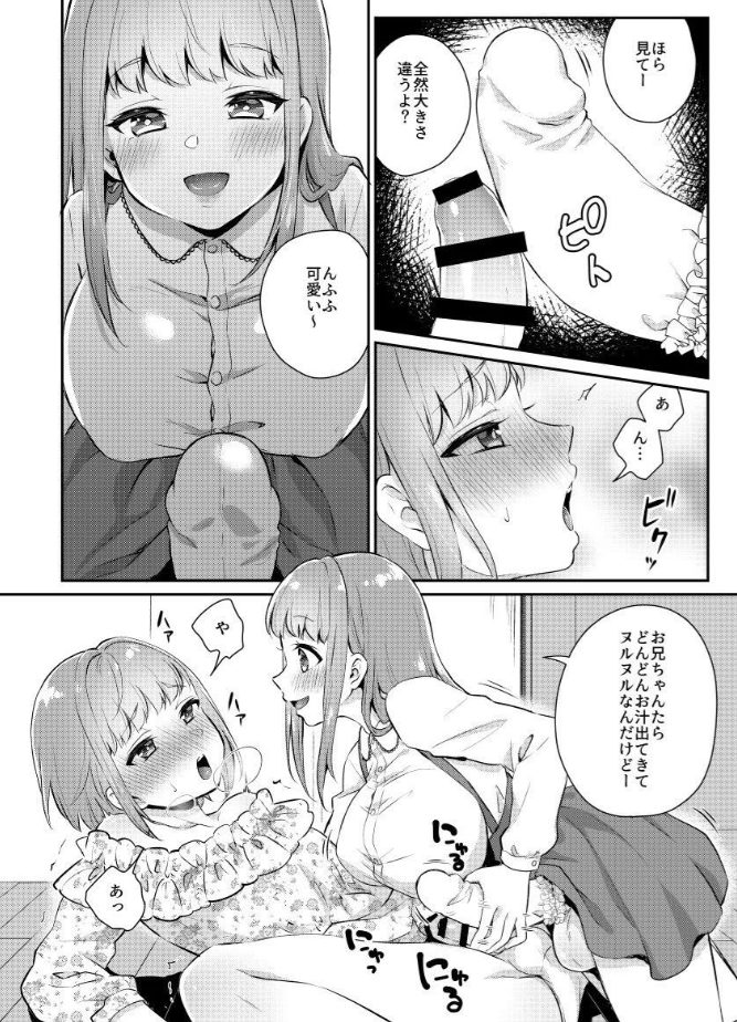 可愛い妹の股間から生える凶悪ちんぽ